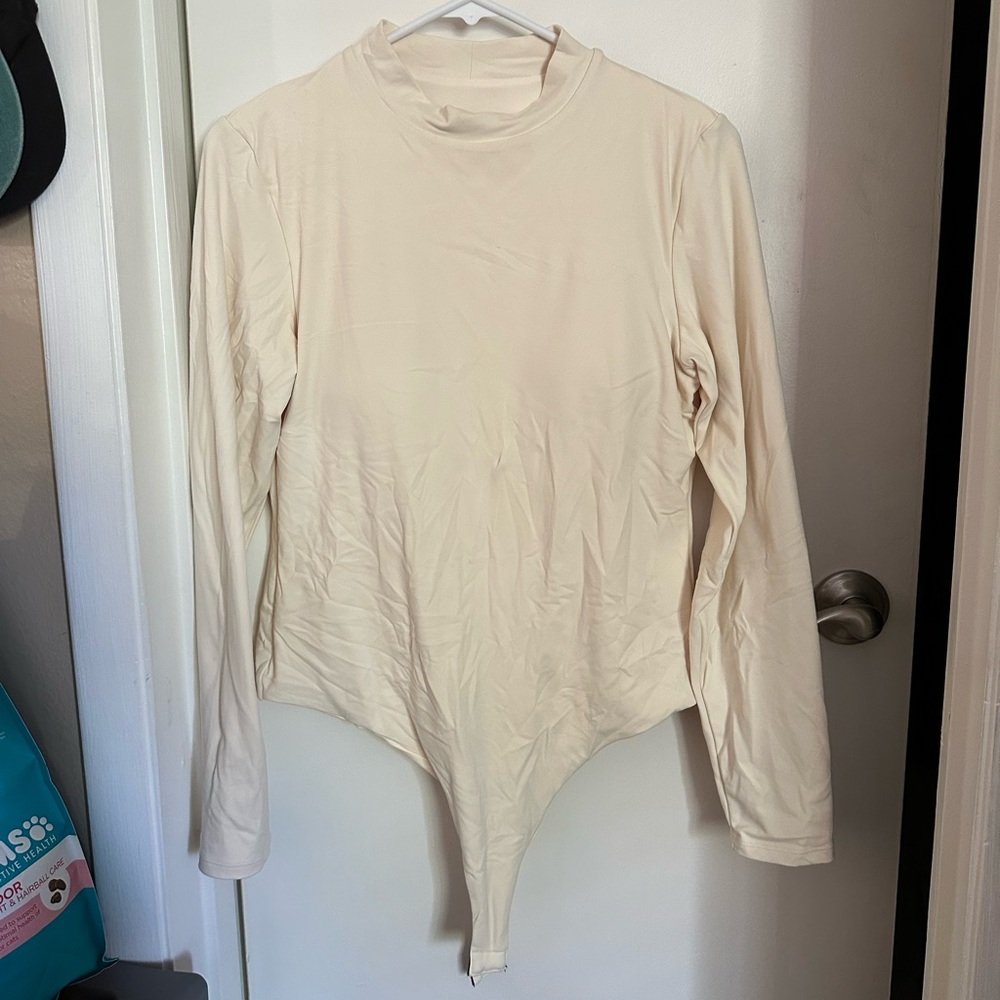 Klassy Network Built in Bra Long Sleeve Bodysuit